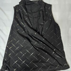 Elegant Black Sleeveless Top